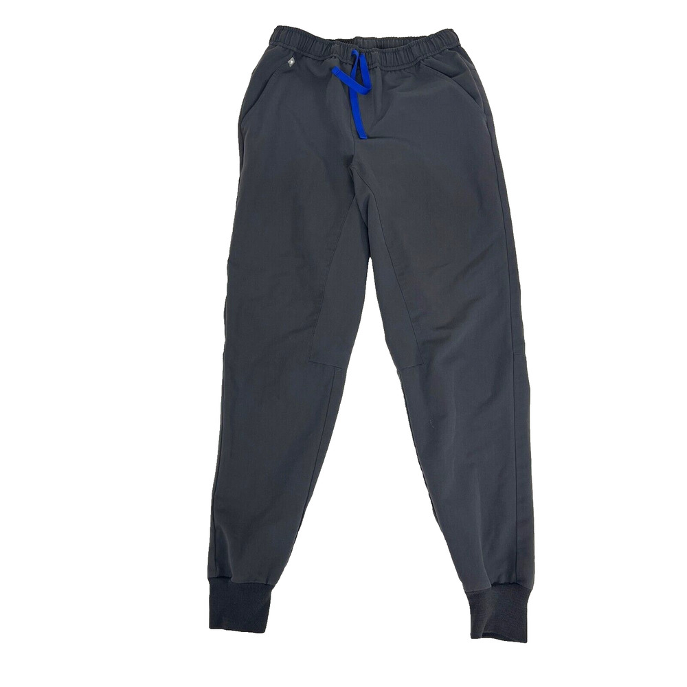 FIGS Technical Collection Unisex Small Gray Blue Drawstring Jogger Scrub Pants